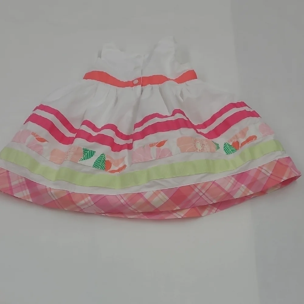 Gymboree Floral and Striped Baby Dress Lot Size 12-18 Months